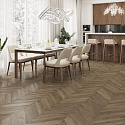 Фотографии в интерьере, ПВХ плитка, кварц виниловый ламинат Alpine Floor Chevron Alpine LVT Дуб Насыщенный